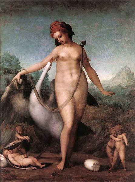 Jacopo Pontormo Leda and the Swan oil painting image